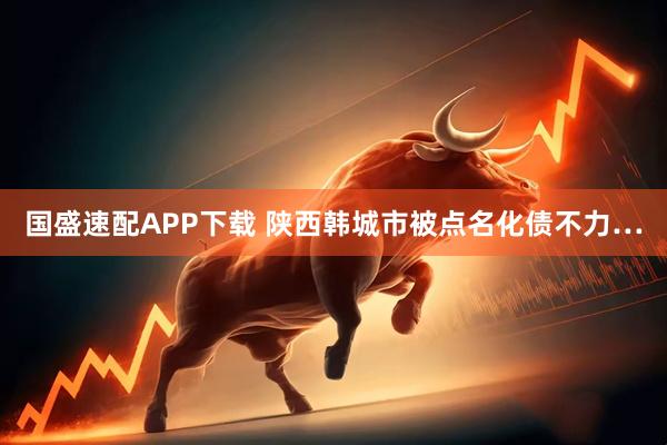 国盛速配APP下载 陕西韩城市被点名化债不力…